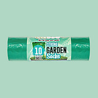 10 Garden Sacks 90L Garden Waste Bin Bag