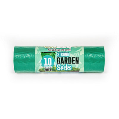 10 Garden Sacks 90L Garden Waste Bin Bag