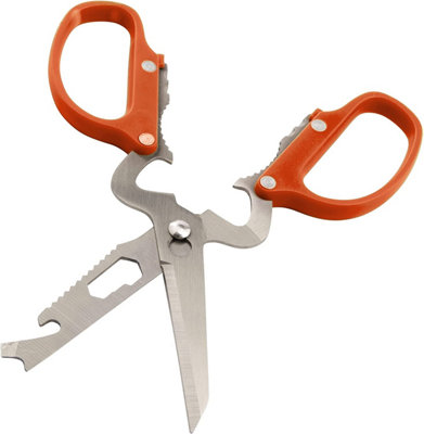 10-in-1 Multifunction Scissors - Use as Corkscrew