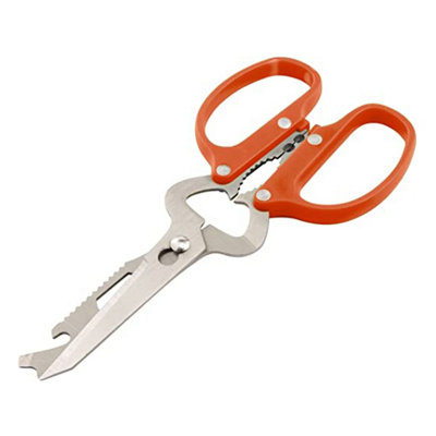 10-in-1 Multifunction Scissors - Use as Corkscrew