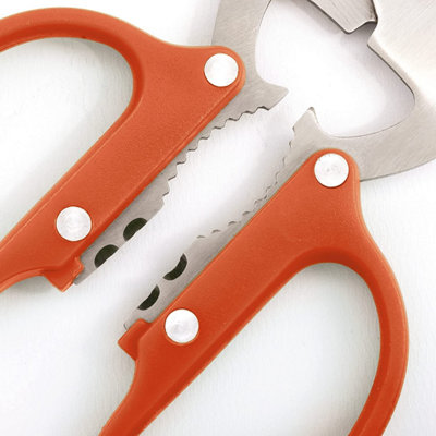 10-in-1 Multifunction Scissors - Use as Corkscrew, Bottle Opener, Nutcracker, Tin Opener, Screwdriver, Wire Stripper & More