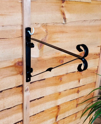 10 Inch Black Hanging Basket Bracket - 5