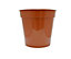 10 Inch Plastic Flower Planter Pot - Terracotta