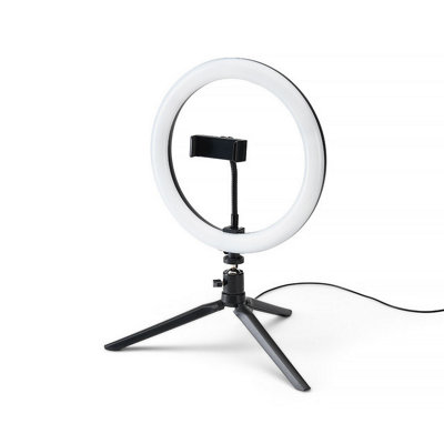 10 inch Ring Light With Tripod And Phone Holder - 3