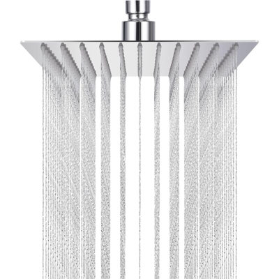 10 Inch Square Shower Head Rainfall Shower Head 304 Stainless Steel ...