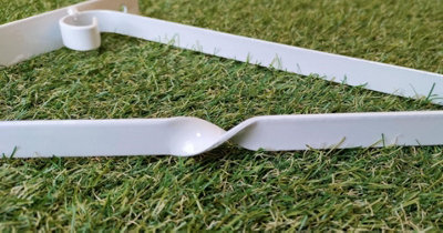10 Inch White Hanging Basket Bracket - 5