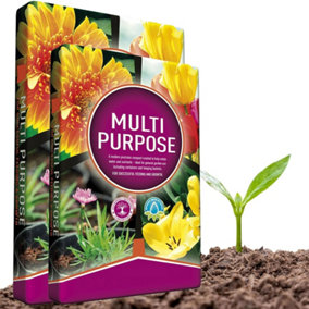 10 Litre Multi-Purpose Compost With Nutrient Enhanced Formula & Wetting Agent Ideal For Garden