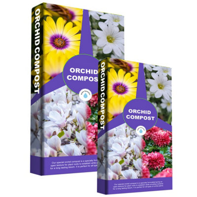 10 Litres Orchid Potting Compost Mix For Orchid Plants & Stronger Roots With Long-Blooming & Improved Water Retention - 3