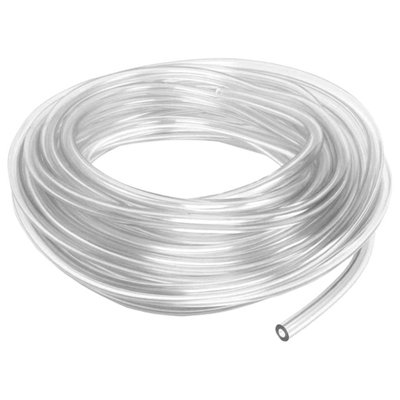 10 m / 32 ft of Air Line for Fish Tank Aquarium Pond Air Pump - 4 mm ID / 6 mm OD - Food Grade Non-Toxic Clear PVC Hose Pipe Tube