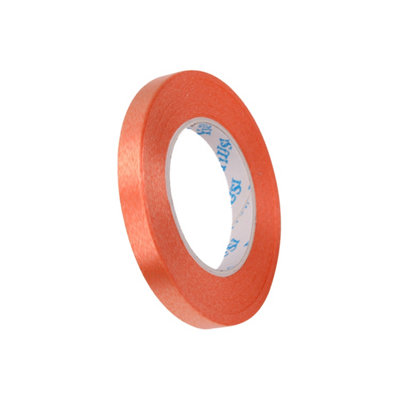10 Metres Shiny Metallic Balloon Ribbon String Roll Crimped Curling Ribbon, Orange