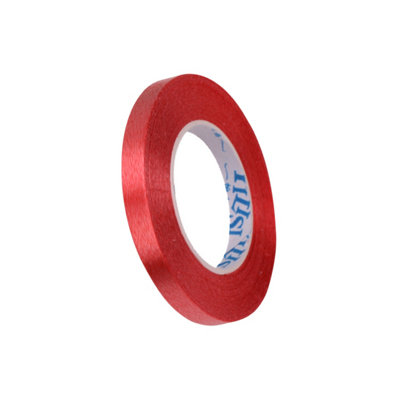 10 Metres Shiny Metallic Balloon Ribbon String Roll Crimped Curling Ribbon, Red