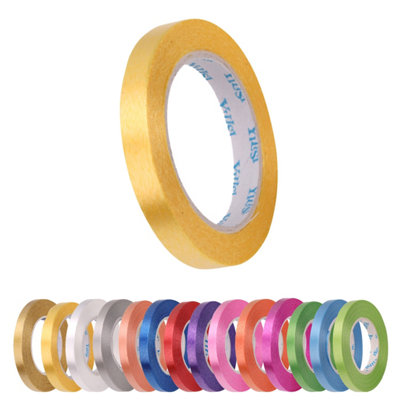10 Metres Shiny Metallic Balloon Ribbon String Roll Crimped Curling Ribbon - 4