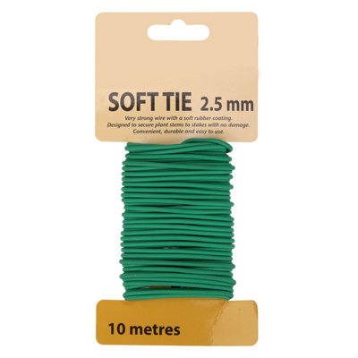 10 Metres Soft Twist Ties, Garden Plant Twist Tie - 2.5mm