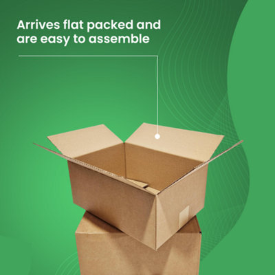 10 New Royal Mail Small Parcel boxes packaging boxes Mailing Boxes for shipping 346x246x155mm Deep Option