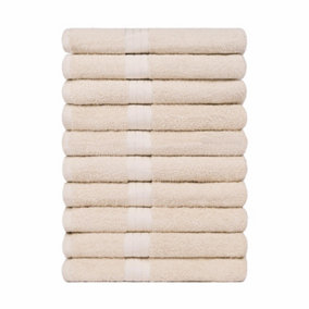 10 Pack 100% Cotton 500 GSM Luxury Bath Towels