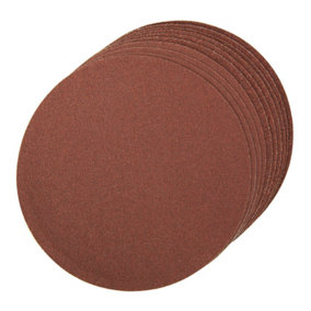 10 PACK 150mm Mixed Grits Sanding Sheet Discs Aluminium Oxide Adhesive Back