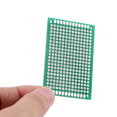10-Pack 4x6cm Double-Sided Universal PCB Circuit Boards for DIY Prototyping and Soldering