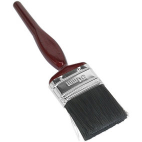 10 PACK 50mm Pure Bristle Paint Brush - Square Cut Ends - Painting Decorating