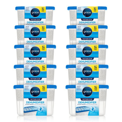 10 pack Dehumidifier Interior Damp Trap Mould Moisture Catch