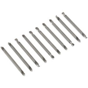 10 PACK Double Ended HSS Drill Bit Set - 1/8" - Pop Riveting Pilot Hole Drilling
