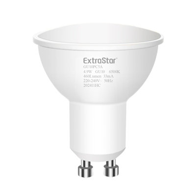10 Pack GU10 5W 400lm LED Light Bulb, Warm White 3000K