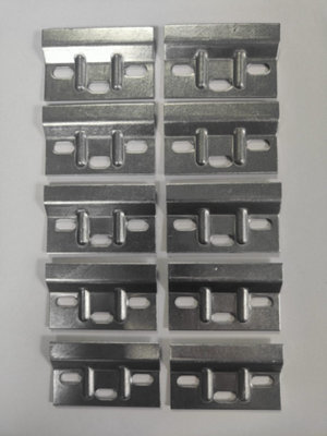 10 Pack Kitchen Cabinet Hanging Brackets 63mm Width