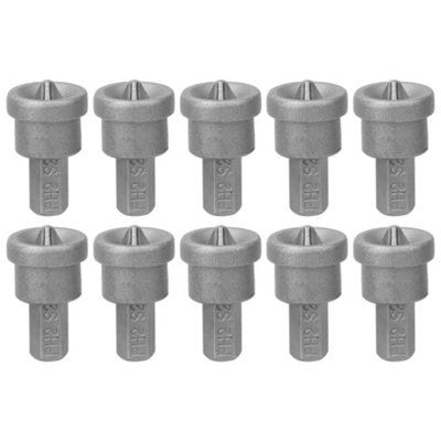 10x Trockenbau Bits PH2, 50 Mm, Magnetisch – Mit Tiefenanschlag Für Gipskarton-Schrauben, Für Akkuschrauber