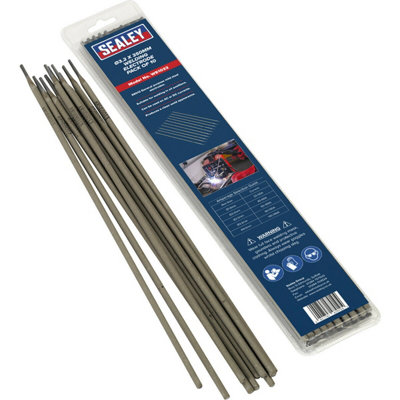 10 PACK Mild Steel Welding Electrodes - 3 x 350mm - 40 to 60A Welding Current