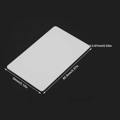 10-Pack NFC Contactless Smart White Cards S50 IC 13.56MHz RFID Writable ...