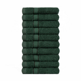 10 Pack of 100% Cotton Face Cloth Bathroom Towel
