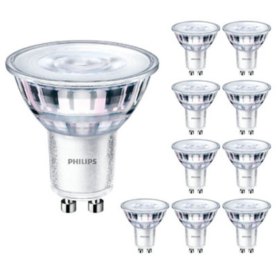 Philips led gu10 glass lamp deals 4.6 w cool white 390lm