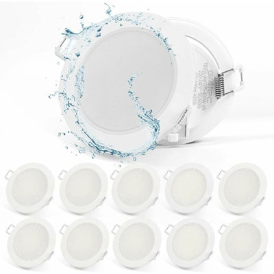 10 Pack Ultra Slim Recessed LED Ceiling Spotlights 5W 4000K Neutral ...