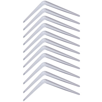10 Pack White London Brackets 7.5 x 10cm (02215x10)