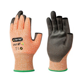 10 Pairs of SKYTEC Digit 3 PU Palm Coated Glove Cut Level 3 Size 8