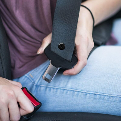 4PCS Car Seat Belt Stop Buttons - Anti-Slip Positioning Clip, Mushroom Head Snap Button, Fits Most Vehicles, No Welding Needed-937609