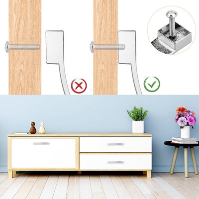 Amogeeli 4Pcs Crystal Agate Brass Cabinet Knobs With