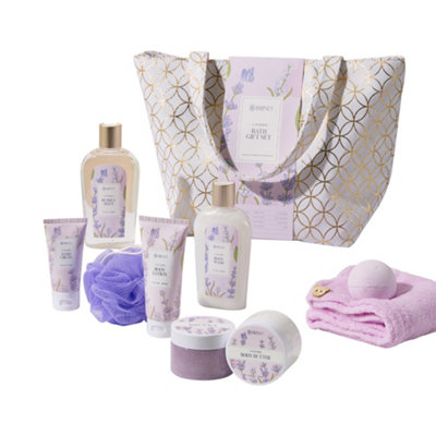 10 pcs Lavender-Scented Spa Bath Gift Set