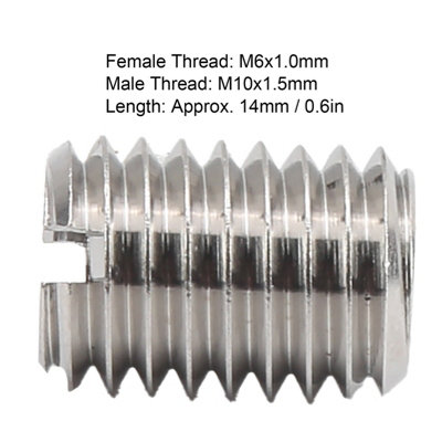 10-Piece Male-Female Thread Inserts Reducer Nut Repair Tool Set in ...