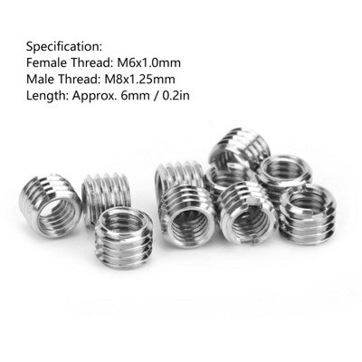 10-Piece Stainless Steel Thread Inserts Set for Male and Female ...