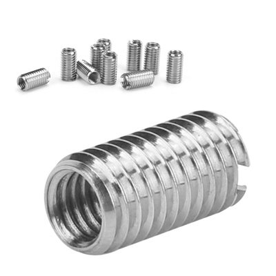 10-Piece Stainless Steel Thread Inserts Set for Male/Female Reducing ...