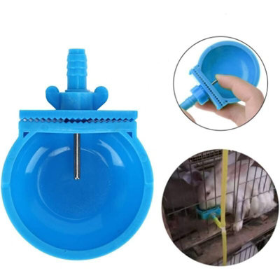 10 Sets Pet Feeder Automatic Rabbit Waterer for Rodents Disposable and ...