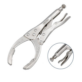 10" Straight Jaw Oil Filter Pipe Locking Pliers Remover Installer 45-100mm
