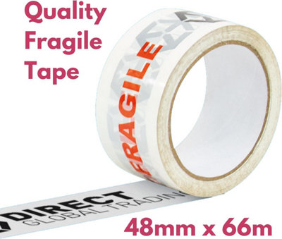 10 Strong Large Cardboard Storage Packing Moving House Boxes with Fragile Tape 52cm x 30cm x 30cm 47 Litres Carry Handles and Room - 6