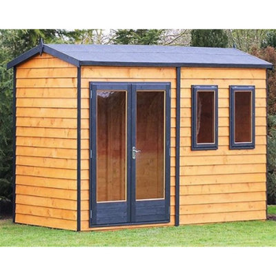 10 x 10 Reverse Wooden Studio Summerhouse