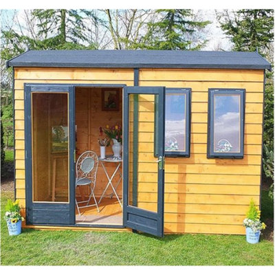 10 x 10 Reverse Wooden Studio Summerhouse