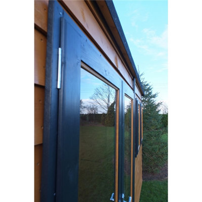 10 x 10 Reverse Wooden Studio Summerhouse - 5