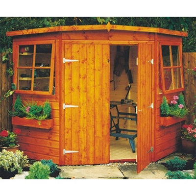 10 x 10 Tongue and Groove Corner