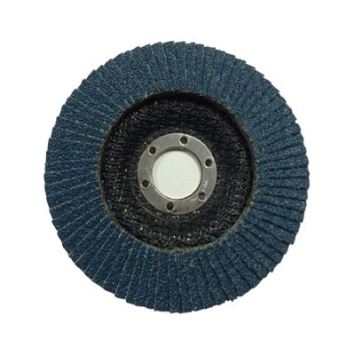 10 x 115mm Flap Disc 40 Grit Angle Grinder Sanding Zirconium Oxide