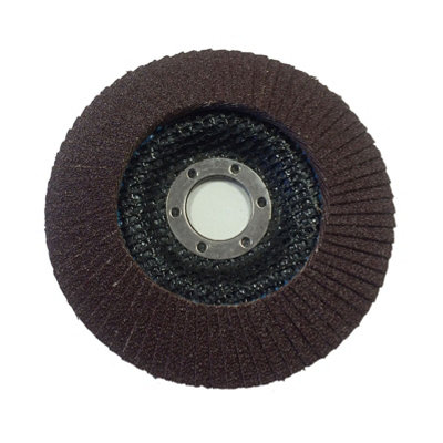 10 x 115mm Flap Disc 80 Grit Angle Grinder Sanding Aluminium Oxide