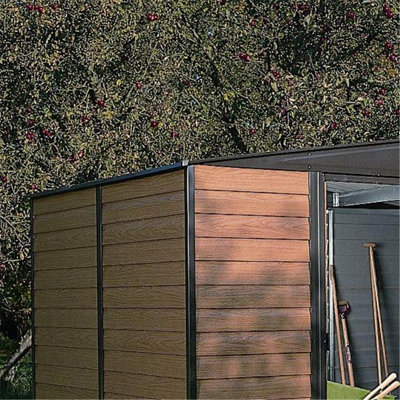 10 x 12 Deluxe Woodvale Metal Shed (Including Floor)